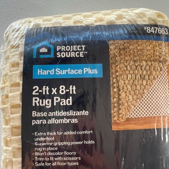 Project Source Hard Surface Plus Rug Pad 2 ft. x 8 ft. - Picture 7 of 8